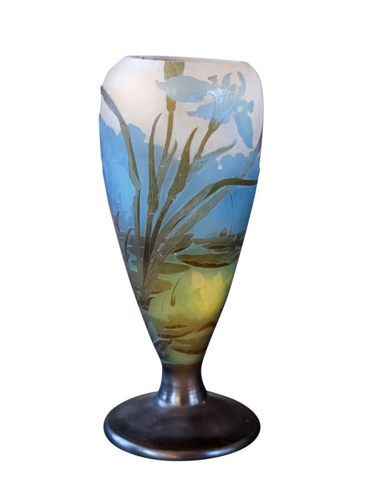 Art Nouveau vase by Emil Galle. Flower vase signed "Galle"