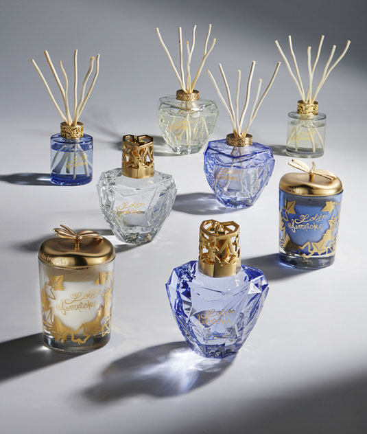 LOLITA LEMPICKA - LA GAMME DES LAMPES A PARFUMER,  CREES AVEC LA MAISON BERGER