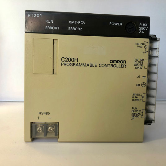 The OMRON programmable controller remote I/O  unit, Type: C200H-RT201