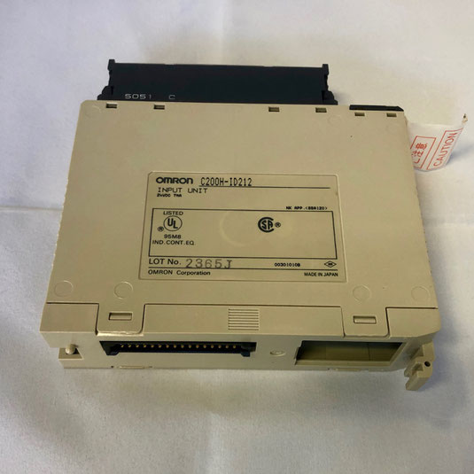 The OMRON PLC input unit, Type: C200H-ID212