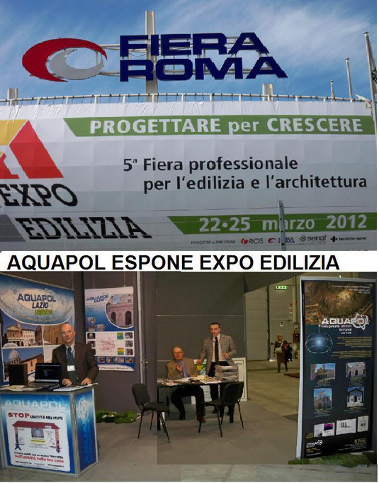 AQUAPOL ESPONE ALLA FIERA DI ROMA