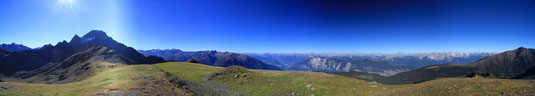 Panoramaausschnitt Wetterkreuzkogel