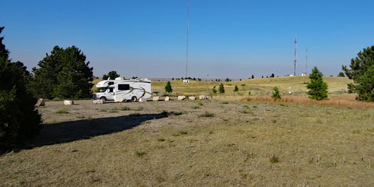 RV-taugliche Site 24 auf der Hochebene