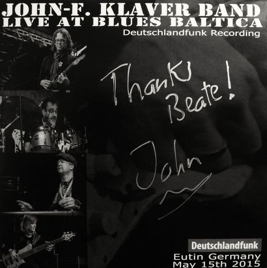 JOHN-F. KLAVER BAND "LIVE AT BLUES BALTICA"