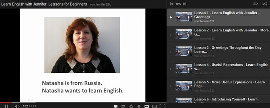 youtbe englisch lernen
