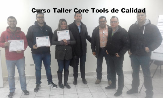 Curso Taller Core Tools de Calidad Empresa Watts Water de Nogales 