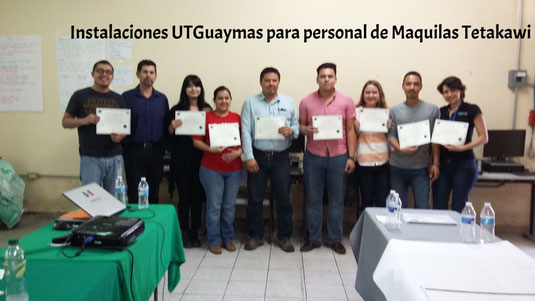 Instalaciones UT Guaymas para personal de Maquilas Tetakawi