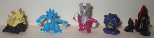 Stoutland, Golduck, Delibird, Koffing, Gigalith