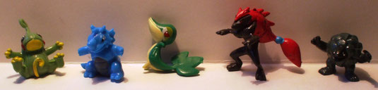 Politoed, Rhydon, Snivy, Zoroark, Golem