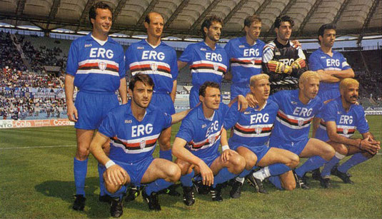 La Sampdoria campione d'Italia nel 1991