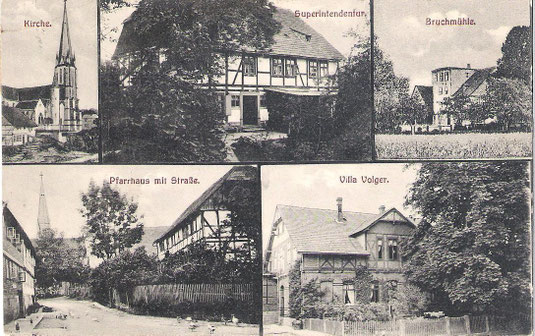 Postkarte mit Stempel vom 21.01.1921