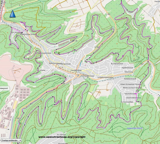 Felsenwanderweg Rodalben. - Wandern in der Pfalz