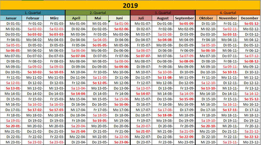 Kalender 2013