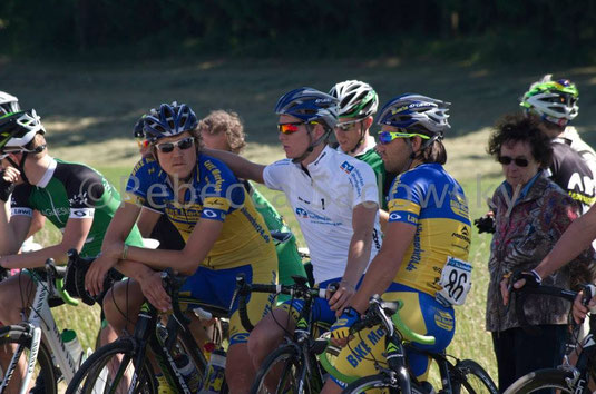 Vor dem Start der 4. Etappe.