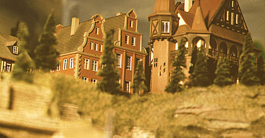 Stadt auf dem Berg