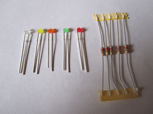 LED´s mit Widerständen