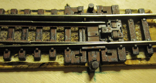 Peco Code 55 Weiche mit Feder
