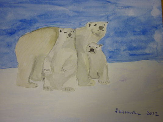 Eisbärenfamilie 2012