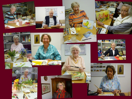 Unsere Malgruppe 2012