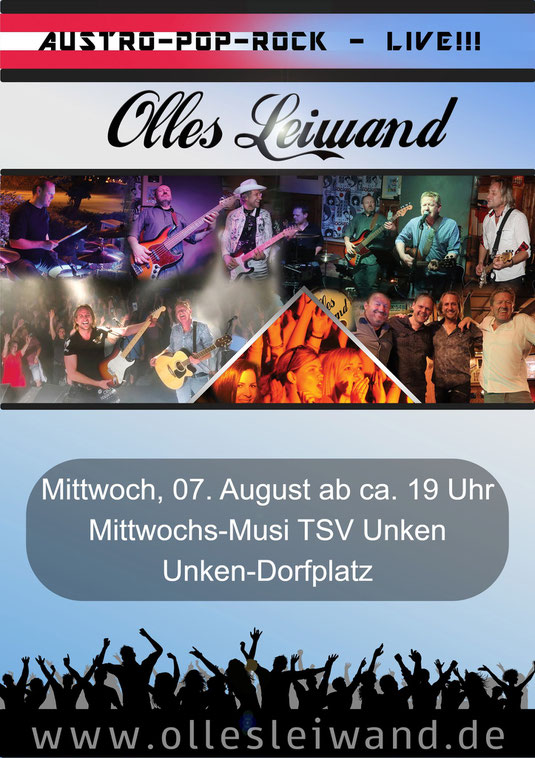 Olles Leiwand spielt Austropop in Unken