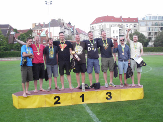 v.l. Baus it up (2.), Kubb'ings (1.), Öpfelbaum (3.)