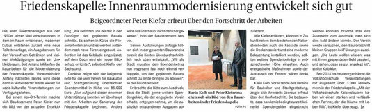 Verein für Baukultur und Stadtgestaltung Kaiserslautern e. V. - Friedenskapelle