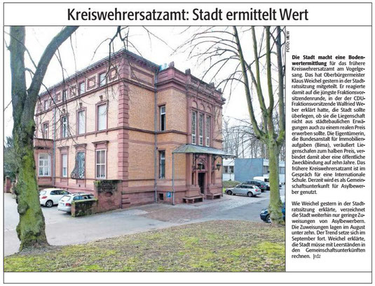 Verein für Baukultur und Stadtgestaltung Kaiserslautern e. V. - Kreiswehrersatzamt