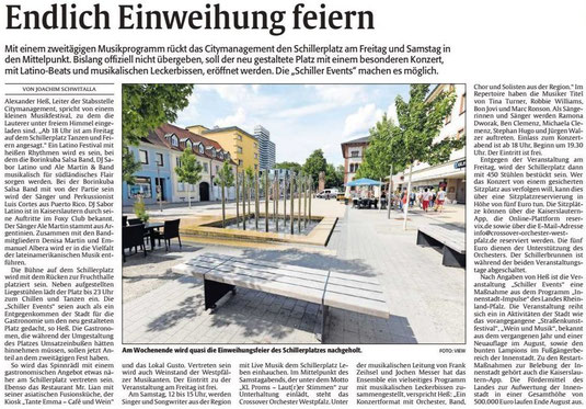 Verein für Baukultur und Stadtgestaltung Kaiserslautern e. V. - Schillerplatz