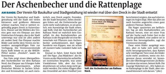 Verein für Baukultur und Stadtgestaltung Kaiserslautern e. V. - Ratten