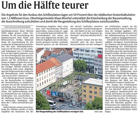 Verein für Baukultur und Stadtgestaltung Kaiserslautern e. V. - Schillerplatz