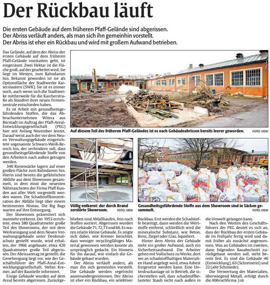 Verein für Baukultur und Stadtgestaltung Kaiserslautern e. V. - Pfaffgelände