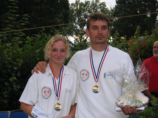 Justine Martin et son père Stéphane.