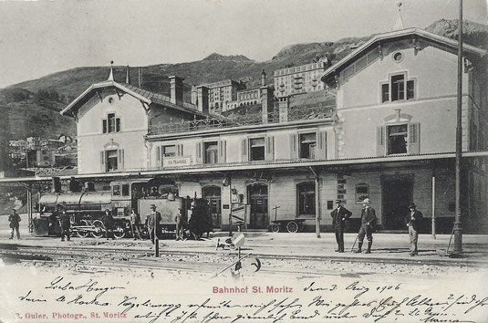 R. Guler Photograph St. Moritz, gestempelt 04. August 1906
