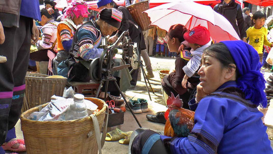 Au marché de Shengcun