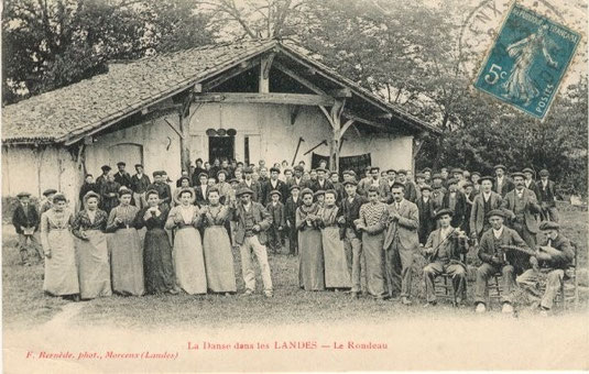 rondeau dans la grande Lande (photo Félix Arnaudin)