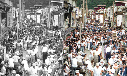 1960（昭和35）年7月7日、石川県の旧能都町宇出津