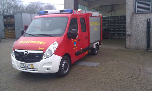 Das erste Foto des neuen Einsatzfahrzeugs bei Ziegler in Rendsburg.