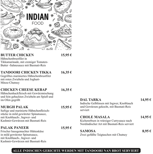 © Cafe Leonardo® - Indian Food und Indian Specials