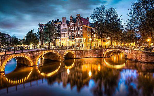 Amsterdam bei Nacht