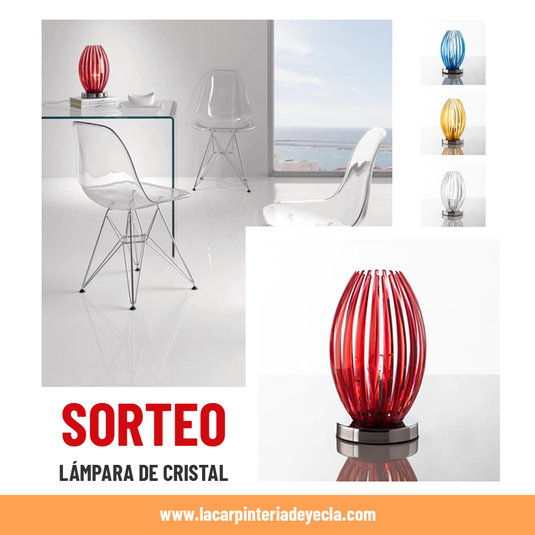 sorteos lámparas de cristal