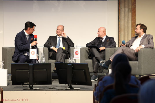 f.l.t.r.: Gerhard Hrebicek, Herbert Kovar, Baybars Altuntas, Stephan Klinger
