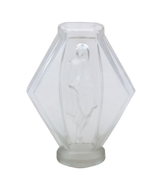 Vase of Etling glass, Art Déco Wiesbaden Regine Schmitz-Avila