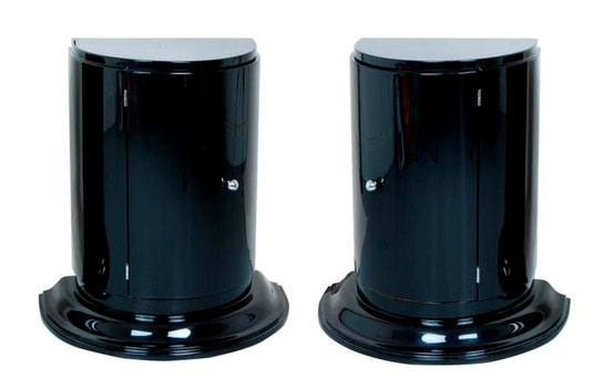 A pair of black cabinets, Art Déco Wiesbaden Regine Schmitz-Avila 