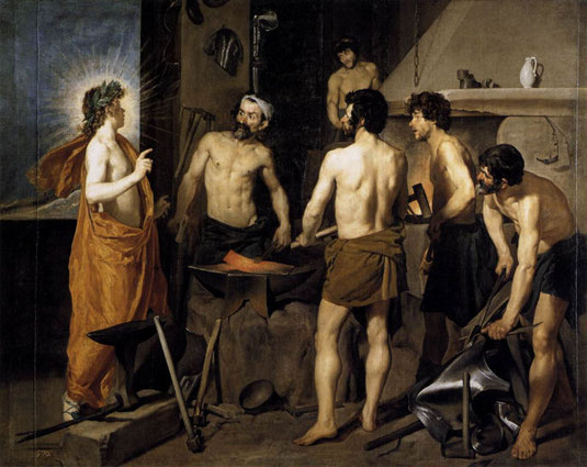 Les forges de Vuclain peinture de Velasquez