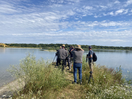 Die Teilnehmenden von der KG Augsburg und Forchheim bei der Exkursion © Stephanie Gessler