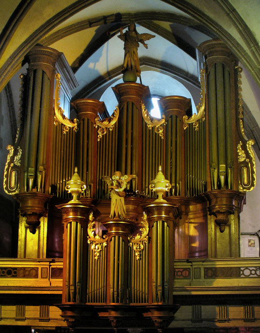 L'Orgue de Notre Dame, construit en 1831 et dont le buffet est classé Monument Historique