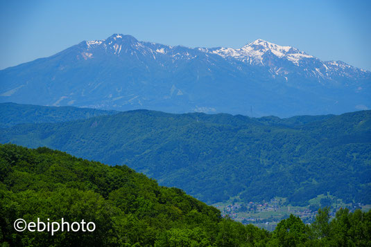 奥志賀林道からの遠景