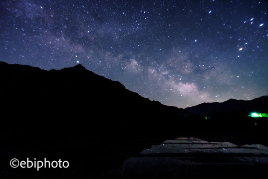 小国町小玉川地区の星空