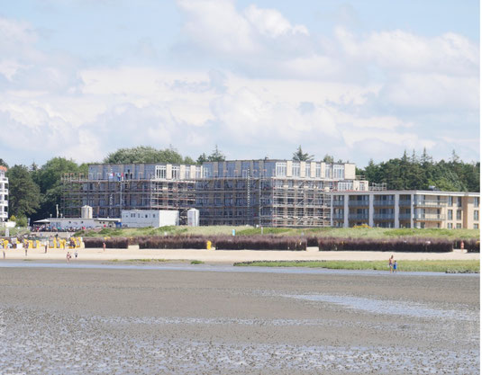 Die Ferienwohnungen an der Duhner Spitze befinden sich direkt an der Nordsee