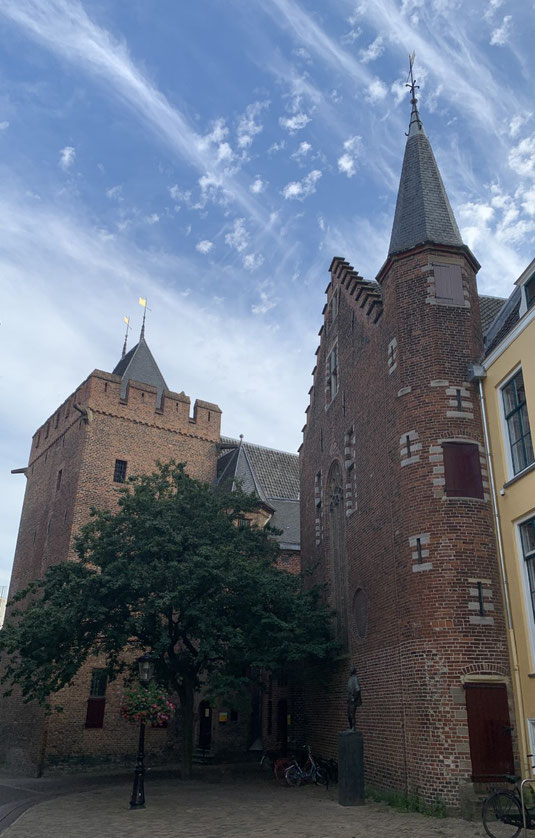 Niederlande, Holland, Utrecht, Zentrum, GrachtenNiederlande, Altstadt, Sehenswürdigkeit, Pieterskerk, Peterskirche